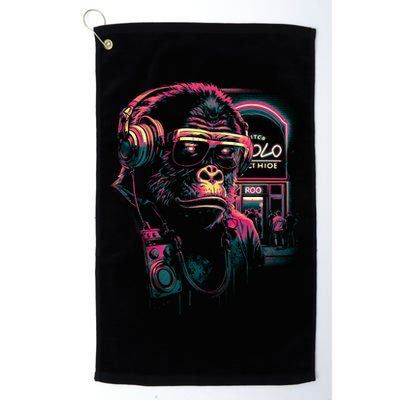 Neon Gorilla Golf Towel