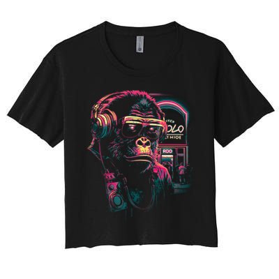 Neon Gorilla Crop Top