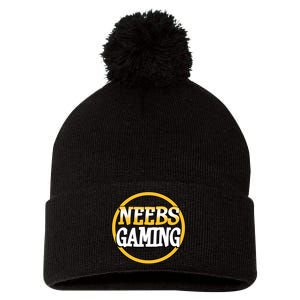 Neebs Gaming Pom Pom 12in Knit Beanie