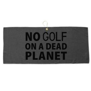 No Golf On A Dead Planet Large Microfiber Waffle Golf Towel