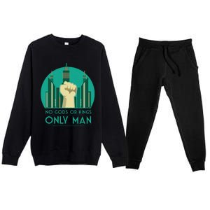 No Gods Or Kings Only Man Premium Crewneck Sweatsuit Set