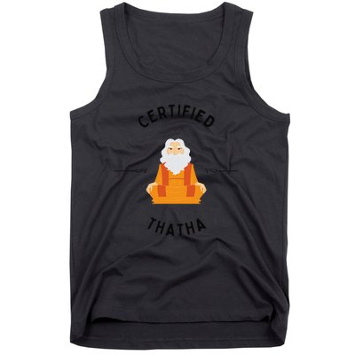 New Grandfather or Thatha Present for new grandfathers Tank Top