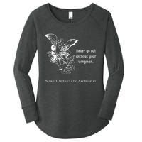 Never Go Out Without Your Wingman Saint Michael Women's Perfect Tri Tunic Long Sleeve Shirt