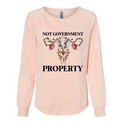 Not Government Property Womens California Wash Sweatshirt