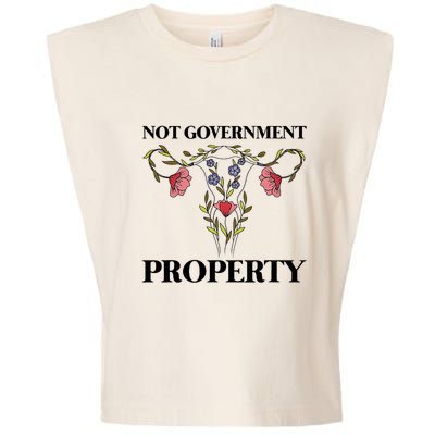 Not Government Property Garment-Dyed Women's Muscle Tee