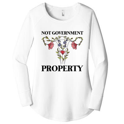 Not Government Property Women's Perfect Tri Tunic Long Sleeve Shirt