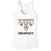 Not Government Property Ladies PosiCharge Competitor Racerback Tank