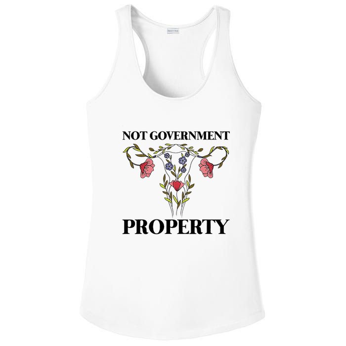 Not Government Property Ladies PosiCharge Competitor Racerback Tank