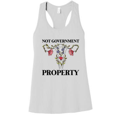 Not Government Property Women's Racerback Tank