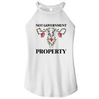 Not Government Property Women's Perfect Tri Rocker Tank