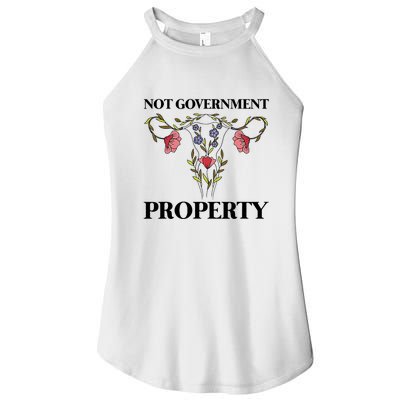 Not Government Property Women's Perfect Tri Rocker Tank