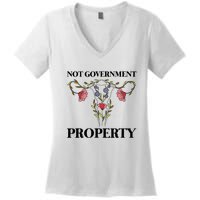 Not Government Property Women's V-Neck T-Shirt