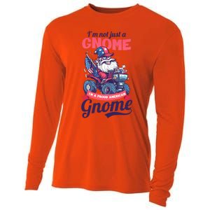 Not Gnome Proud American Design 4th July American Gnome Great Gift Cooling Performance Long Sleeve Crew