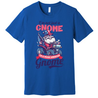 Not Gnome Proud American Design 4th July American Gnome Great Gift Premium T-Shirt