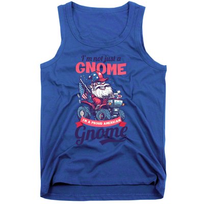 Not Gnome Proud American Design 4th July American Gnome Great Gift Tank Top