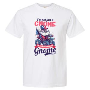 Not Gnome Proud American Design 4th July American Gnome Great Gift Garment-Dyed Heavyweight T-Shirt