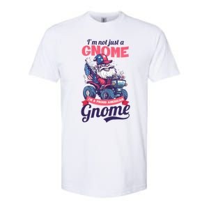 Not Gnome Proud American Design 4th July American Gnome Great Gift Softstyle CVC T-Shirt