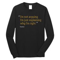 Nolan Gift Quote Funny Birthday Personalized Name Idea Long Sleeve Shirt