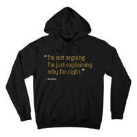 Nolan Gift Quote Funny Birthday Personalized Name Idea Tall Hoodie