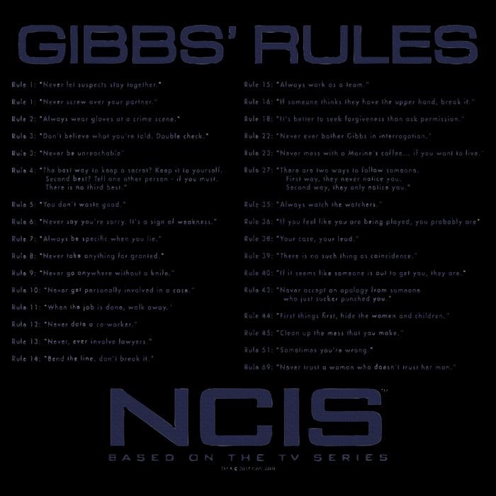 Nc.Is Gibbs Rules 16oz Travel Tumbler