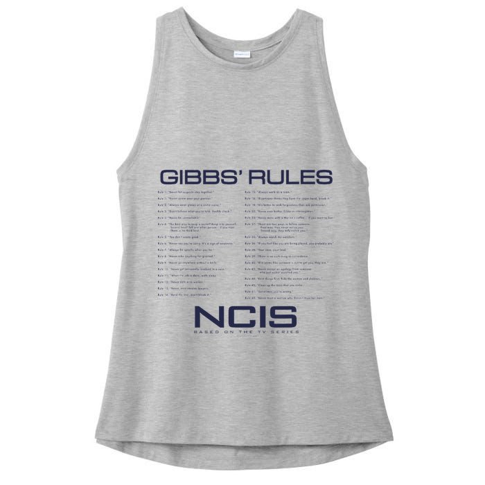 Nc.Is Gibbs Rules Ladies PosiCharge Tri-Blend Wicking Tank