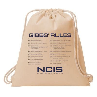 Nc.Is Gibbs Rules Drawstring Bag