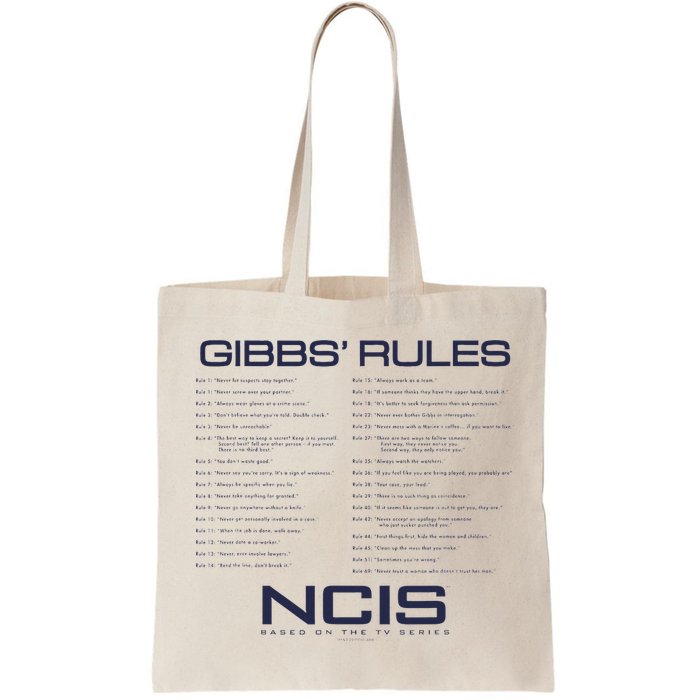 Nc.Is Gibbs Rules Bag