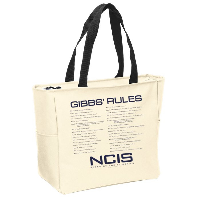 Nc.Is Gibbs Rules Zip Tote Bag