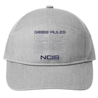 Nc.Is Gibbs Rules 7-Panel Snapback Hat