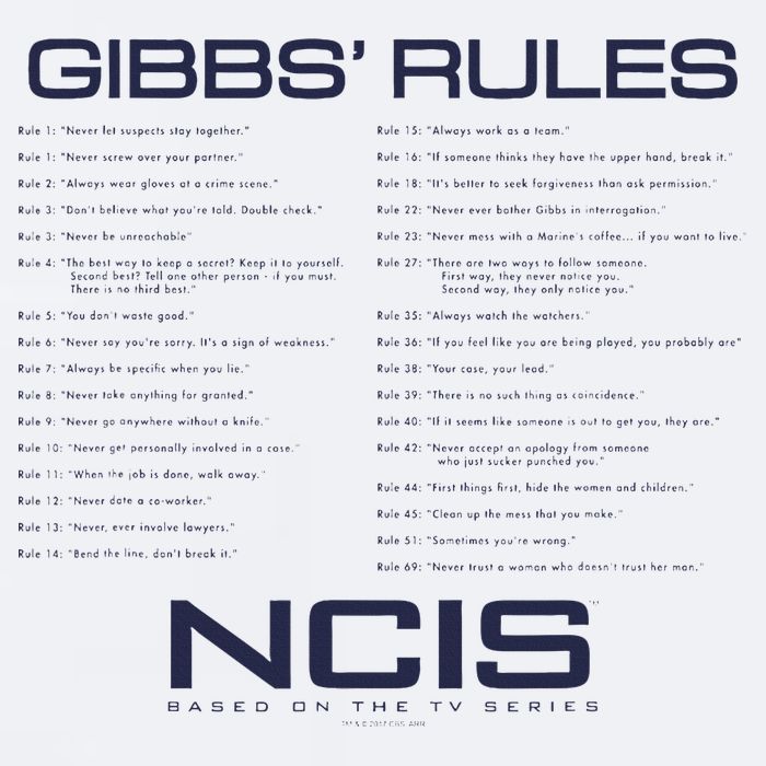 Nc.Is Gibbs Rules Sueded Cloud Jersey T-Shirt