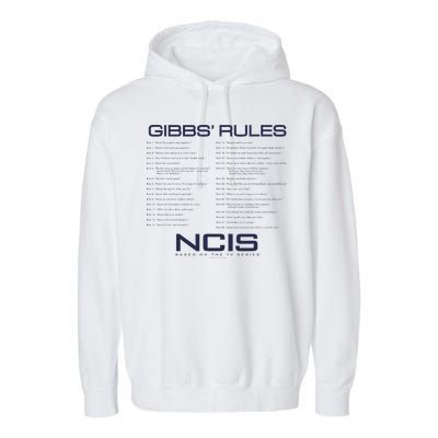 Nc.Is Gibbs Rules Garment-Dyed Fleece Hoodie