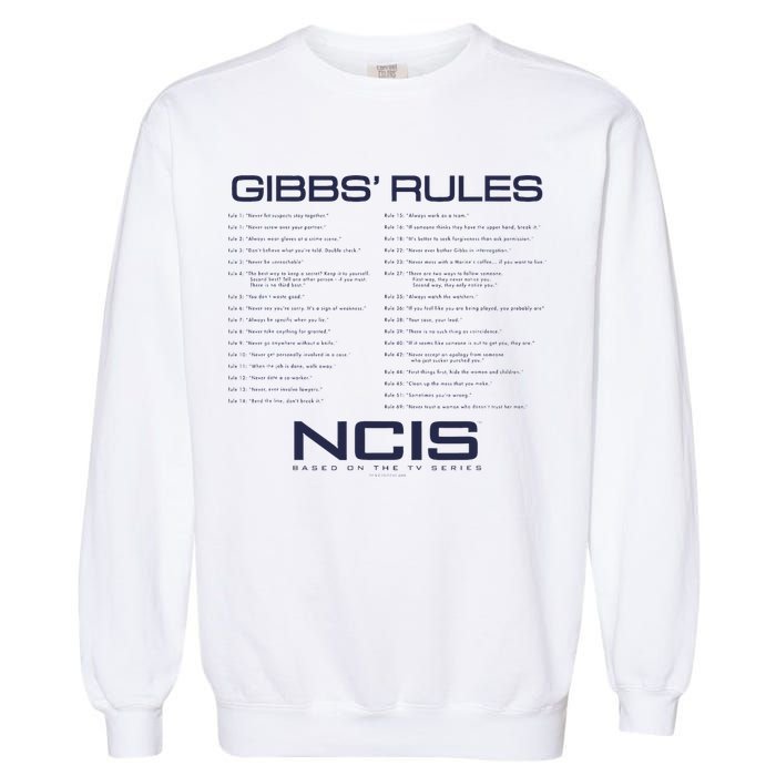 Nc.Is Gibbs Rules Garment-Dyed Sweatshirt