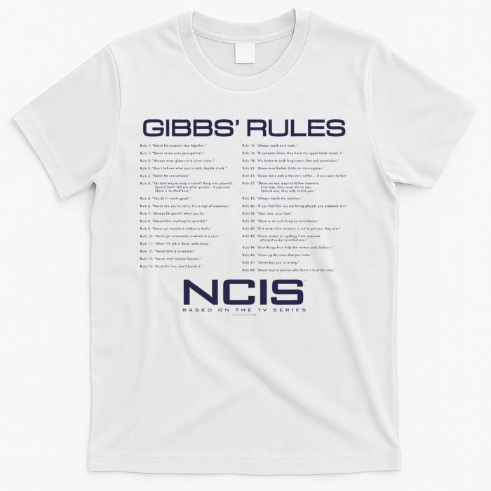 Nc.Is Gibbs Rules T-Shirt