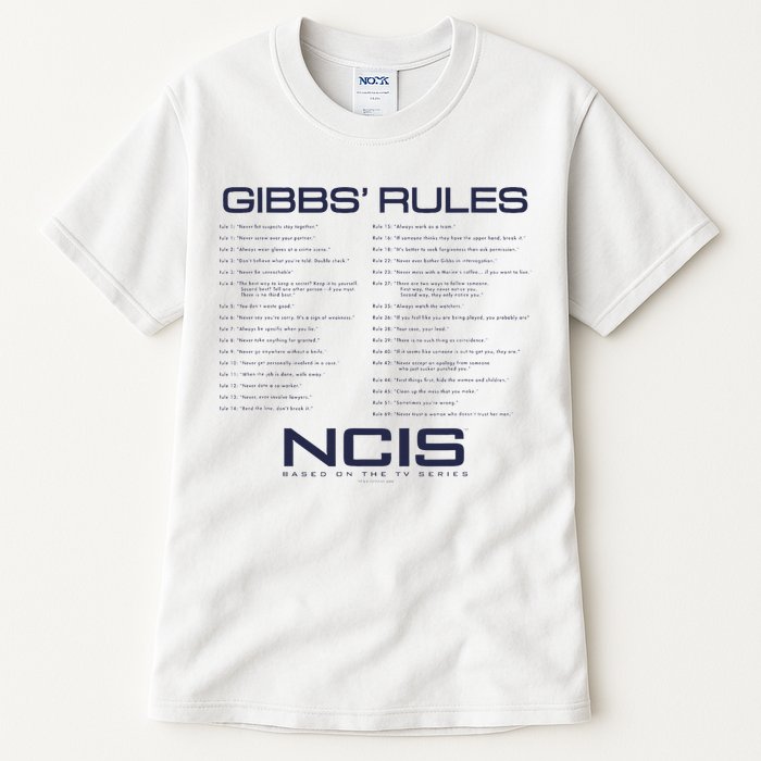 Nc.Is Gibbs Rules Tall T-Shirt