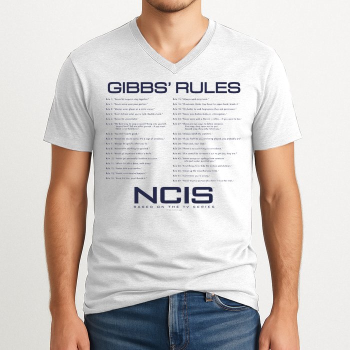 Nc.Is Gibbs Rules V-Neck T-Shirt