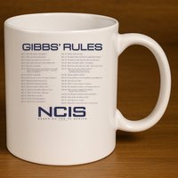Nc.Is Gibbs Rules 11oz C Handle Ceramic Mug