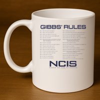 Nc.Is Gibbs Rules 11oz C Handle Ceramic Mug