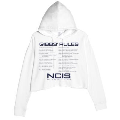 Nc.Is Gibbs Rules Crop Fleece Hoodie