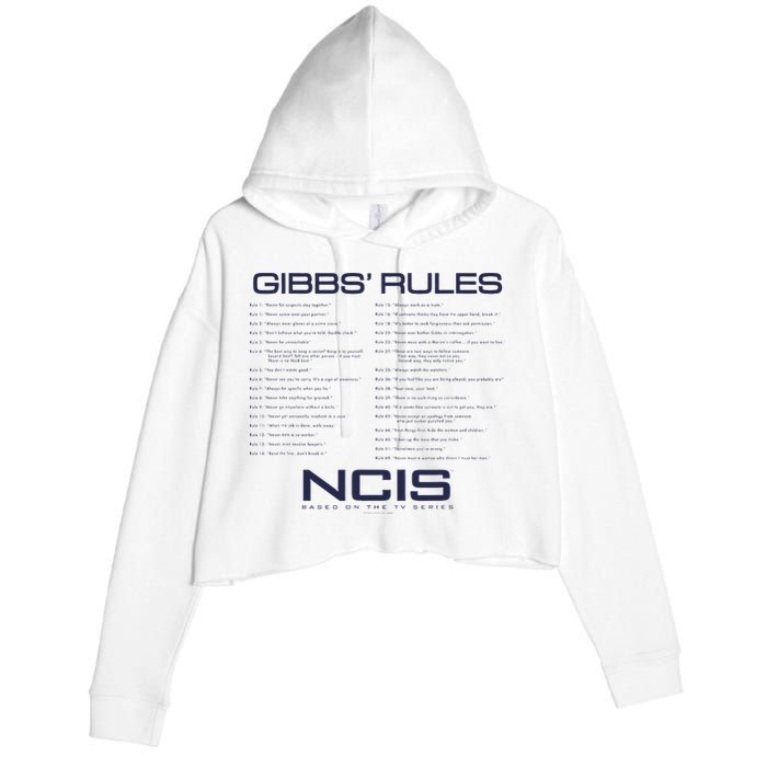 Nc.Is Gibbs Rules Crop Fleece Hoodie
