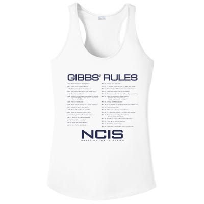 Nc.Is Gibbs Rules Ladies PosiCharge Competitor Racerback Tank