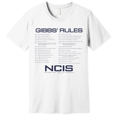 Nc.Is Gibbs Rules Premium T-Shirt