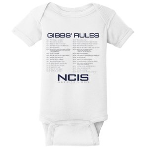 Nc.Is Gibbs Rules Baby Bodysuit