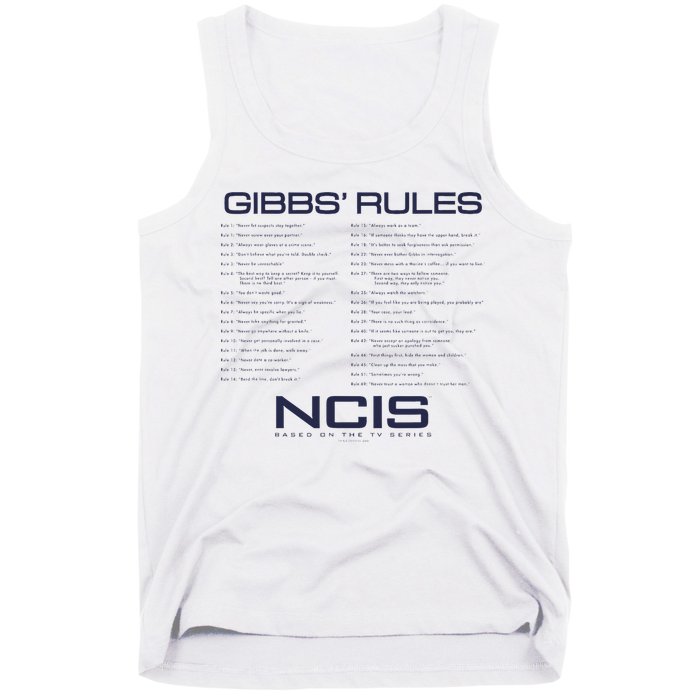 Nc.Is Gibbs Rules Tank Top