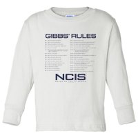 Nc.Is Gibbs Rules Toddler Long Sleeve Shirt