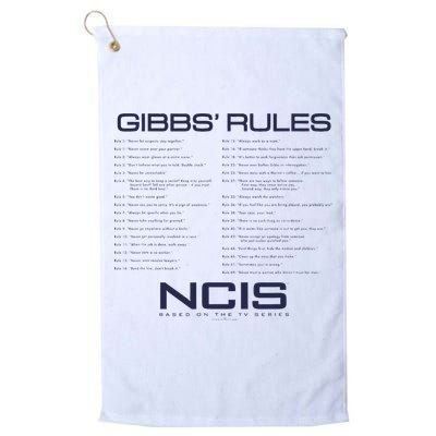 Nc.Is Gibbs Rules Golf Towel