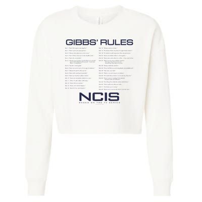 Nc.Is Gibbs Rules Cropped Pullover Crew