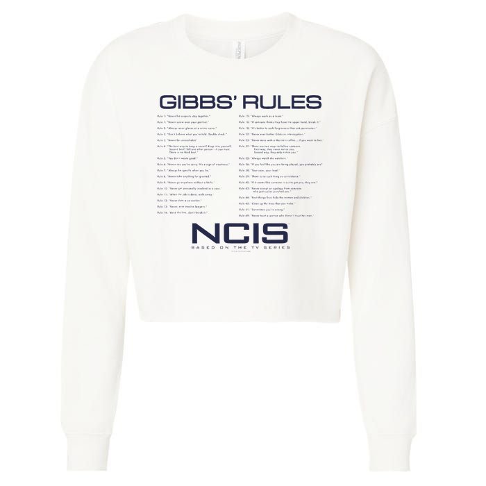 Nc.Is Gibbs Rules Cropped Pullover Crew