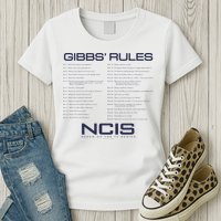 Nc.Is Gibbs Rules Womens T-Shirt