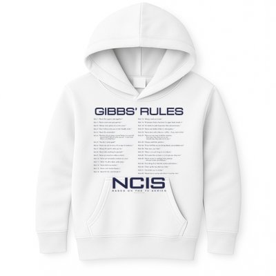 Nc.Is Gibbs Rules Kids Hoodie