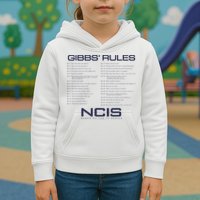 Nc.Is Gibbs Rules Kids Hoodie